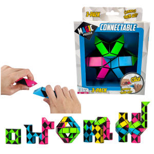 Magic Puzzle Connectable 3 pack